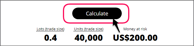 forex lot size formula